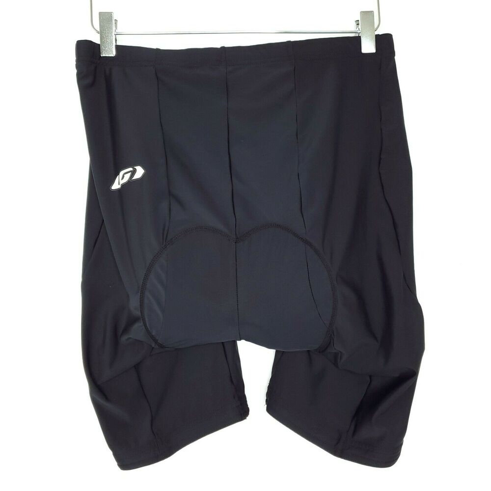 Louis Garneau Biking Cycling Shorts Padded XXL Black Silicone Leg Grip